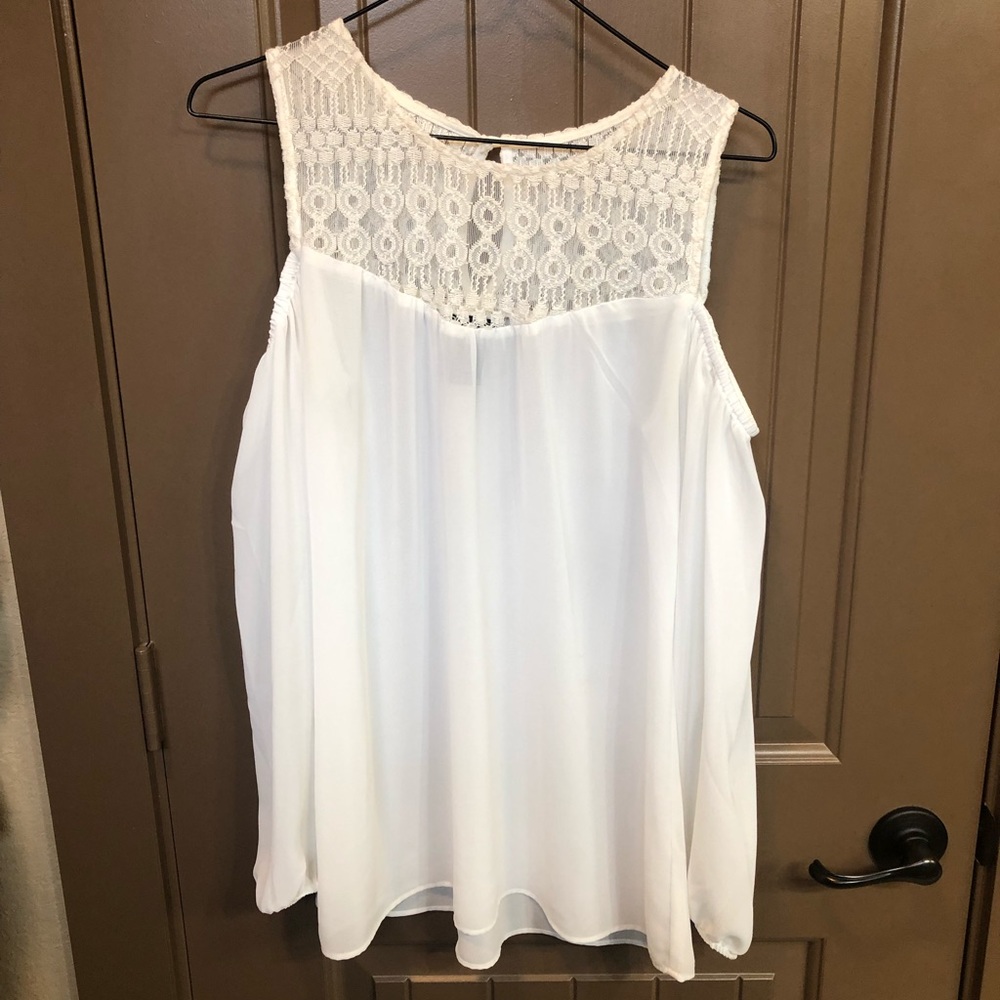 Soho Apparel Open Shoulder Top